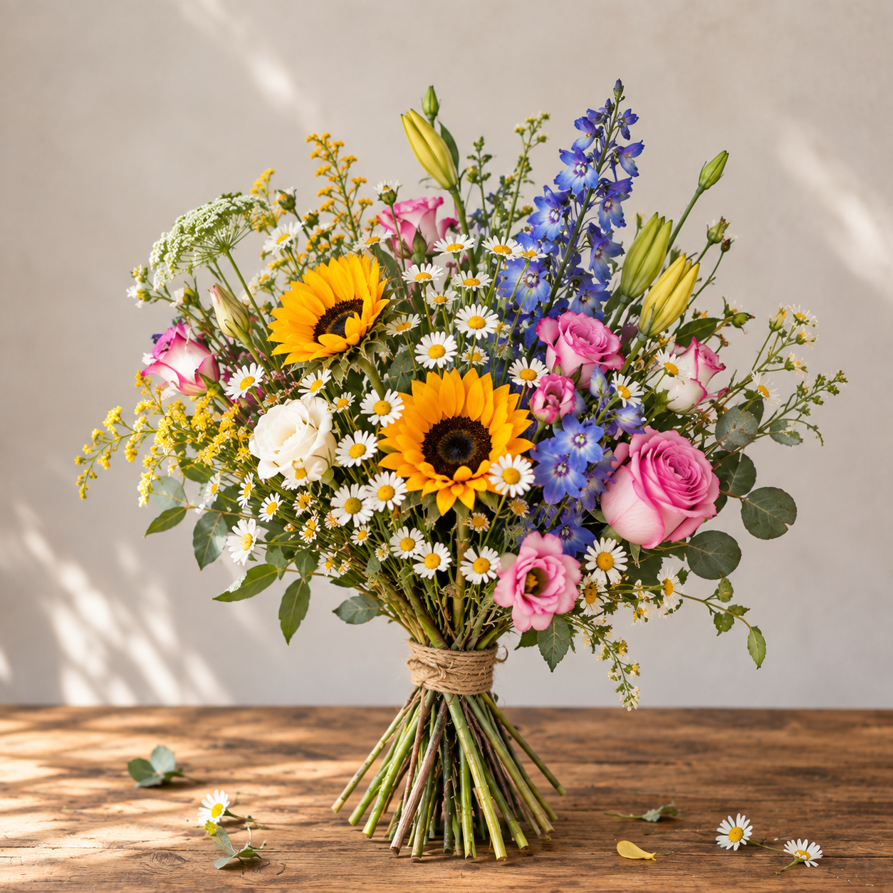 Ramo de flores frescas